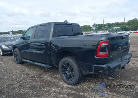 2021 Ram 1500 Big Horn 4X4 5'7 Box из США, поврежденный, VIN 1C6SRFFT1MN573301